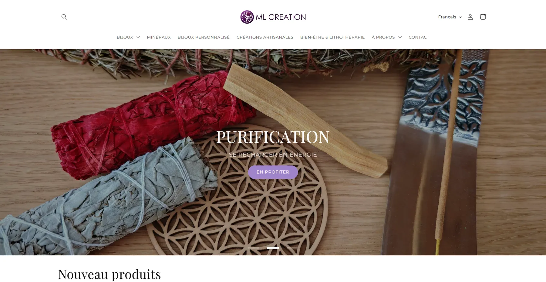 ML Creation Boutique - Premium E-Commerce / Bijoux Website Design and Development Showcase